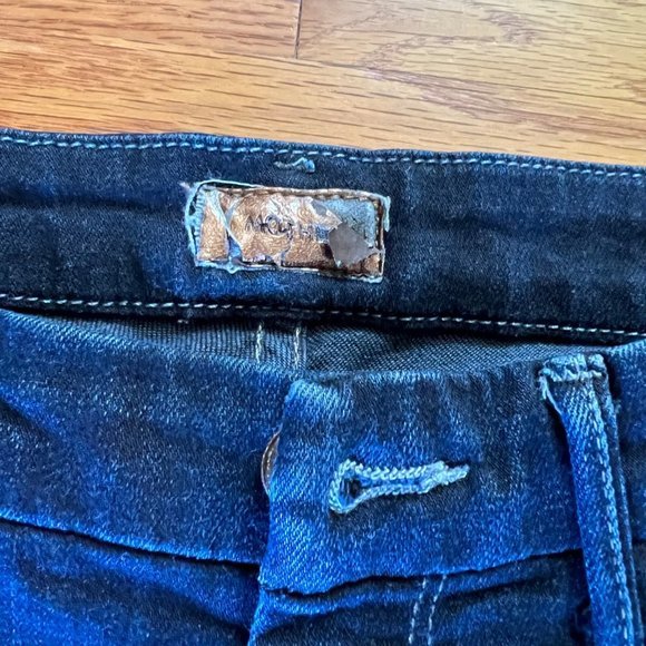 Mother The High Waisted Looker Jeans Womens 26 Blue Skinny‎ Stretch - Picture 2 of 10